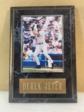 MLB Derek Jeter Plaque with Black and White Colors